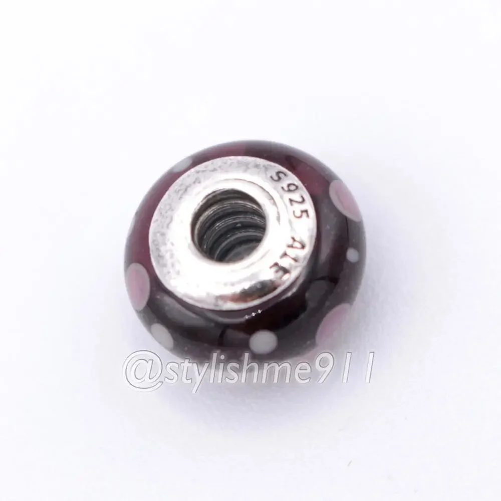 Authentic PANDORA Purple Bubbles Glass Murano - 790693